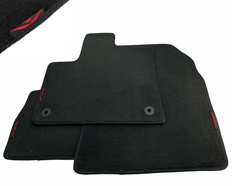 Citroen with Red Emblem Tailored Carpets Floor Mats (All Models)
