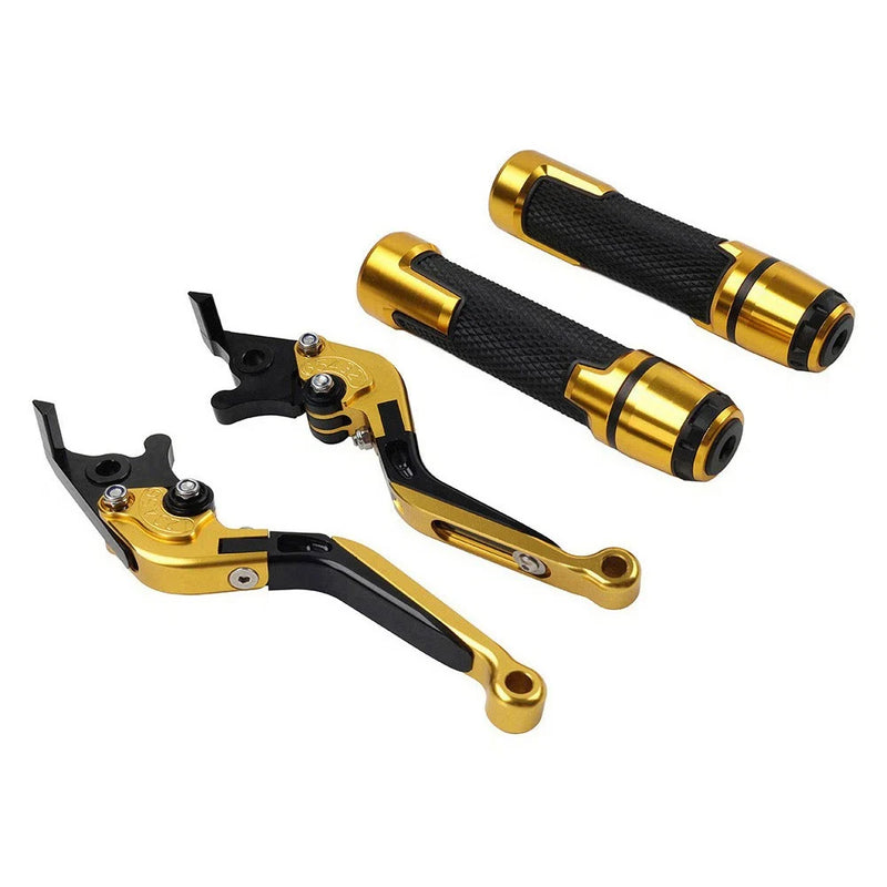 Kawasaki Ninja ZX6 Folding Extendable Brake Clutch Lever Grip Set