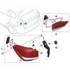 BMW F48 / F49 Rear Left Tail Light Inner Bulb Holder Socket (2016–2019)