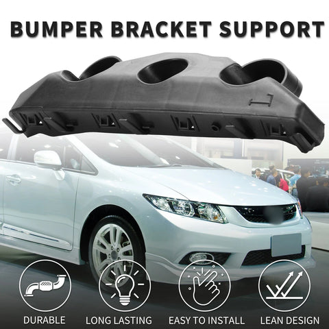 Nissan Versa (2020-2022) Black ABS Left Front Bumper Retainer Bracket
