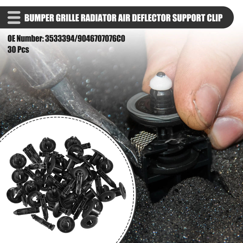 Volvo 30 Pcs Bumper Grille Radiator Air Deflector Clips (2001-2010)