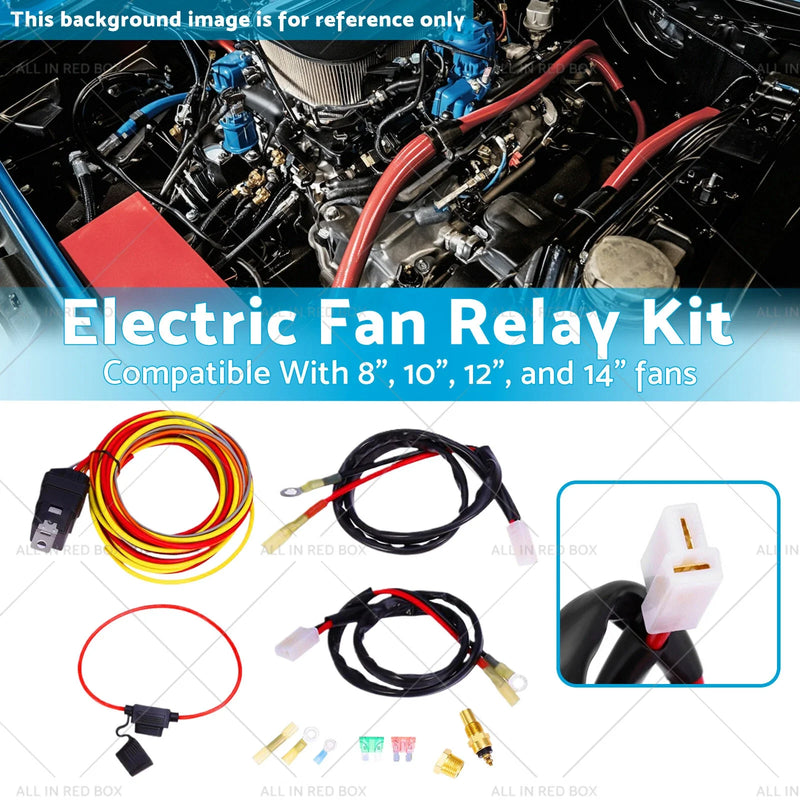 Dual Fans - Cooling System Upgrade Electric Fan Relay Kit 40A (N/A)