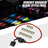 Car 12 AWG Fuse Holder 7.5A Mini Blade Style Fuse Set