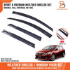 Nissan Pulsar C12 Weather Shield Window Visor Rain Guard (2013-2022)