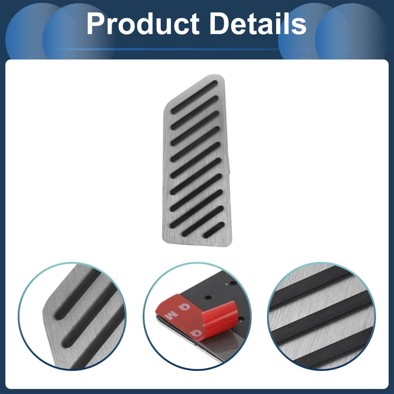 Honda CR-V 2017-2024 Aluminum Alloy Silver Tone Footrest Pedal Cover