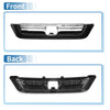 Honda CR-V 2007-2009 Chrome Silver Tone Front Upper Bumper Grille