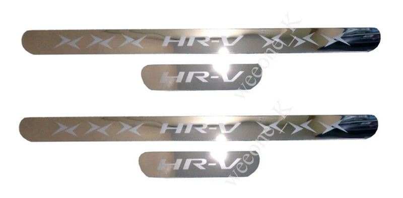 Honda HR-V / Vezel 4 x Door Sill Scuff Plates Stainless Steel (2015)