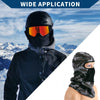Motorcycle Grey Balaclava Mask with Glasses Hole