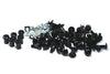 Suzuki GSX-R600 Bolzen Clip Set Schwarz Alu (2001–2003)