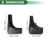 Mitsubishi Outlander Mud Flaps Splash Guards (2006-2008)