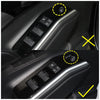 Toyota Highlander 2020-2023 4x Carbon Fiber Window Lift Panel Cover Trim