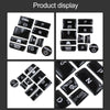 Accord Rubber Handbrake Parking Button Cap Cover Decal