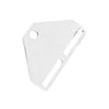 Silver Cruiser Choppers Bottom Mount Headlight Bracket Adapter