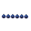 Bike Motor - Blue 6 x M6x15mm Titanium Alloy Torx Head Bolts