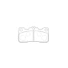 Toyota Carina Celica Rear Disc Brake Pad Set (1983–1985)
