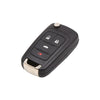 Chevrolet Cruze Black Remote Key Shell Case 4-Button