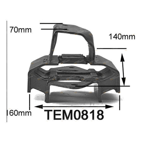 Mitsubishi Triton MK V6 6G72 Manual Rear Transmission Mount 4x4 (1996-2006)