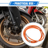 Motorcycle Hydraulic Brake Hose Line Orange 240cm 94.49in 10mm 0.39in