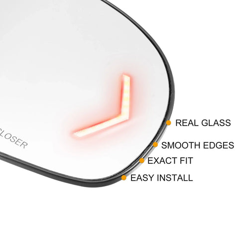 Tahoe Yukon Sierra Silverado Passenger Side Heated Mirror Glass