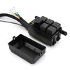 ATV Circuit Control Box 6 Gang Switch Panel with Colorful Back Lights