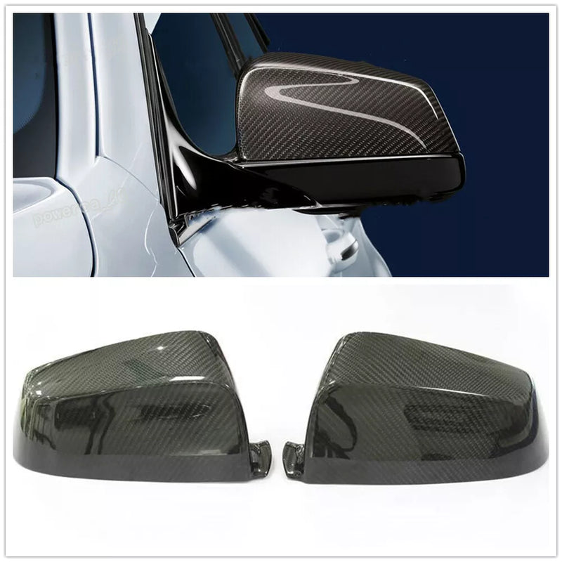 BMW 5 6 7 Series Carbon Fiber Rear Mirror Covers (2007-2017)