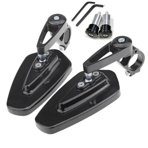 Suzuki GSXR 1000 750 600 250 CNC 7/8" Handle Bar End Side Mirrors