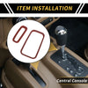 Jeep Wrangler JK Center Console Gear Shift Ring Panel Cover Trim (2007-2018)