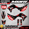 Honda CRF 110 2019-2022 Barbed Stickers Custom Graphics Full Kit