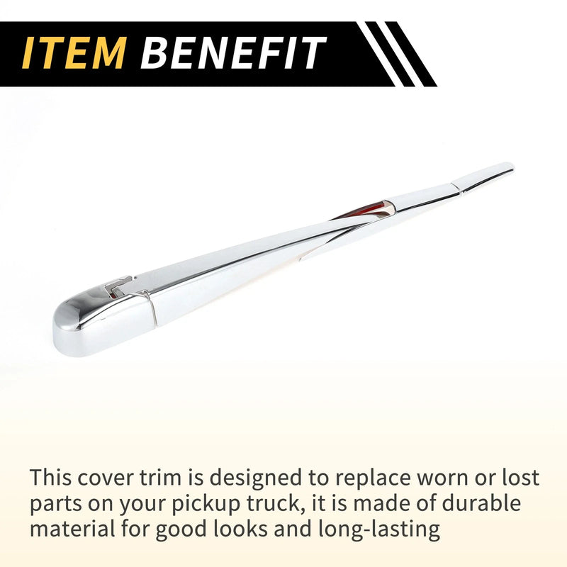 Jeep Wrangler JL JLU Rear Window Wiper Arm Blades Cover (2018-2023)