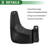 Hyundai Elantra (2007-2010) with Mount Accessories Mud Flaps Splash Guards