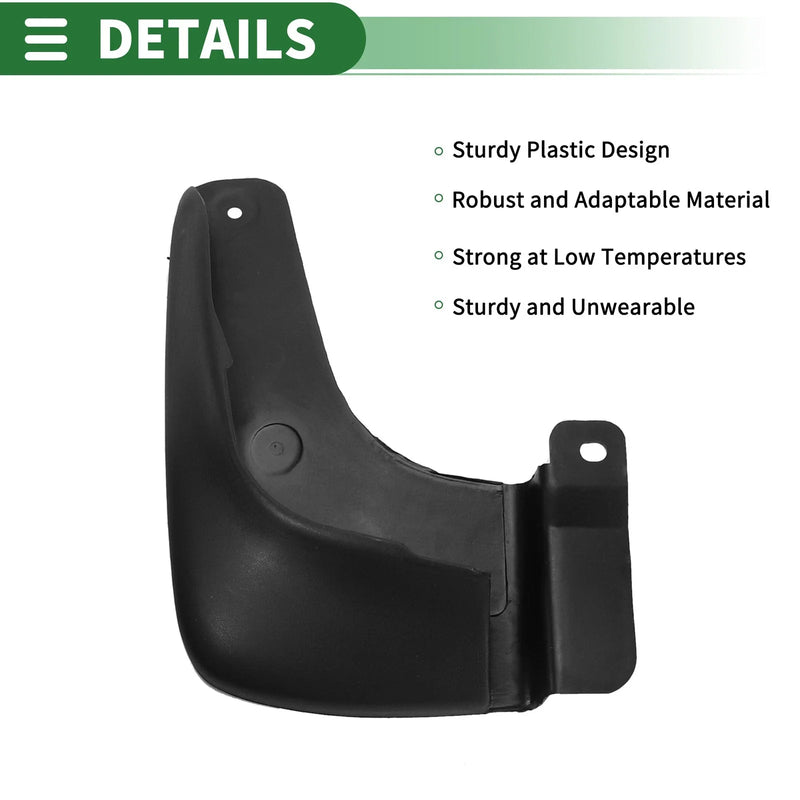 Hyundai Elantra (2007-2010) with Mount Accessories Mud Flaps Splash Guards
