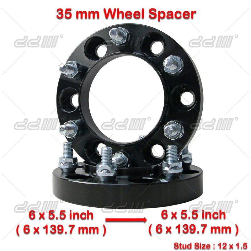 Toyota Hilux VIGO REVO Prado 35mm 12x1.5 Hub Centric Wheel Spacers (2005-2023)