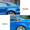 Audi A3 S3 2 x Rear Side Window Louver Trim Covers (2014-2020)