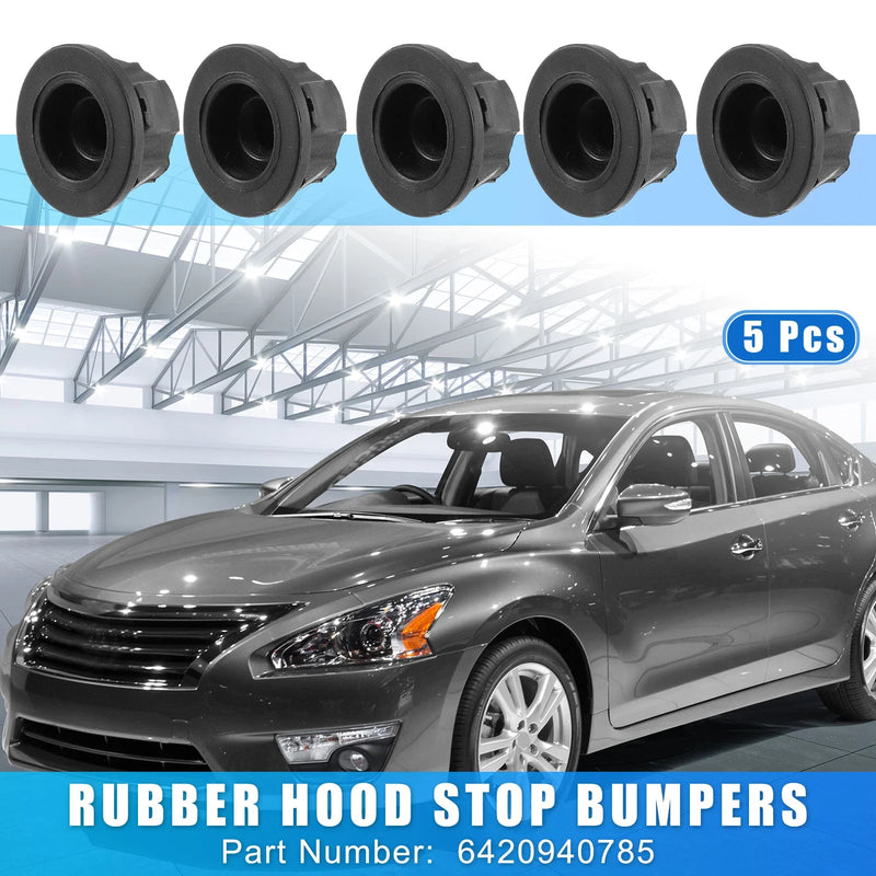 Mercedes-Benz 5 Pcs Rubber Hood Cushion Bumper ( Specified)