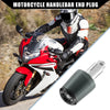 Honda Titanium Tone 2 x Handlebar End Plug Grips 7/8" 22mm