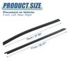 Toyota Tacoma 4pcs Window Weatherstrip Door Seal (2005-2015)