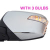 Mitsubishi L200 Warrior Chrome Electric Wing Mirror LED Set
