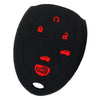 Cadillac Escalade, Suburban, GMC Sierra 6 Button Key Fob Cover Case