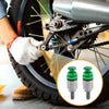 Motorcycle 2 x Screw M4x0.7 Fork Air Bleeder Valve Metal Green