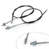 YAMAHA PEEWEE PW50 Front Rear Drum Brake Cables (1997-2009)