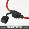 Car 35A Mini Blade Style Fuse Set with 12 AWG Holder