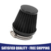 Motorcycle 54mm Inlet Dia Air Intake Filter Cleaner W Clamp Universal