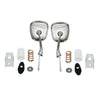 Mitsubishi Dodge Plymouth Colt Champ Mirage 1978-1989 Chrome Fender Mirrors x2