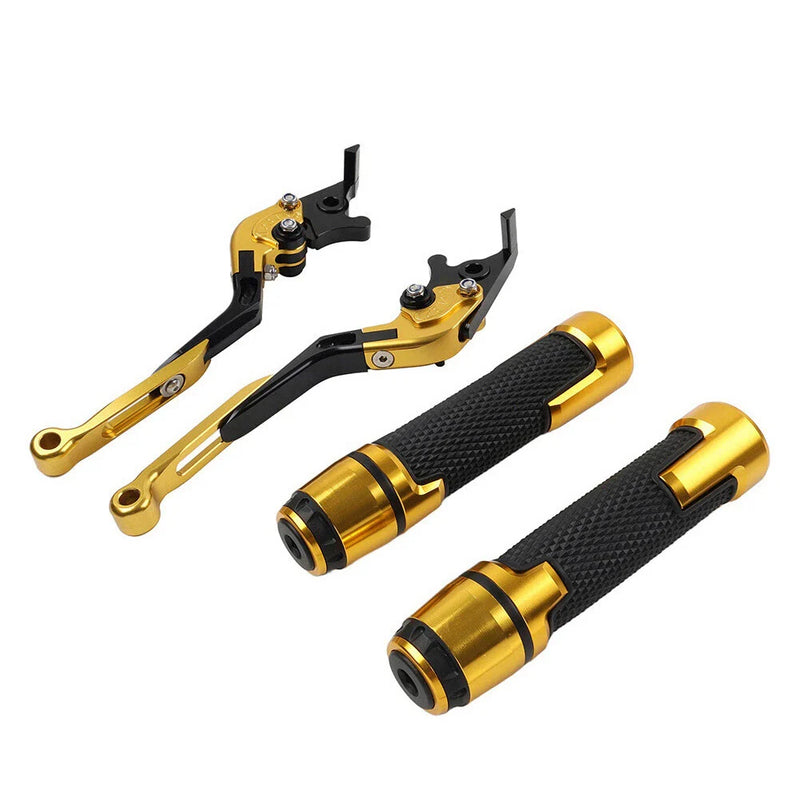 Honda CBR600RR CBR954RR Gold Extendable Brake Clutch Lever (2003-2006)