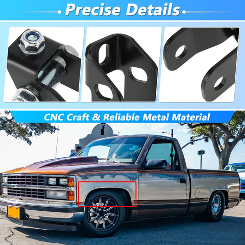 Chevrolet K1500 & GMC K2500 2-4 in Front Shock Extenders (1988-1998)