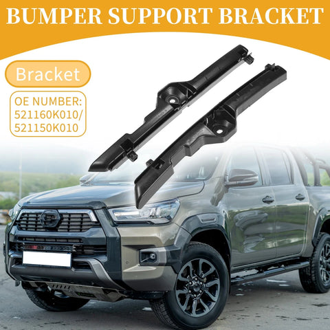 Toyota Hilux LH RH Side Front Bumper Support Bracket 1 Pair (2005–2009)