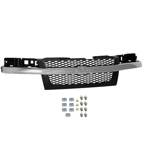 Grille Assembly Textured Dark Gray 2 Piece Design For