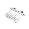 Car Aluminum Alloy Bonnet Hook Pin Lock Latch Fastener (Silver)