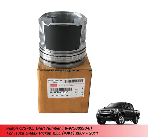 Isuzu Dmax 2.5 4JK1 Piston O/S 0.5 (2007-2011)
