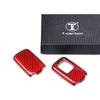 2015+ Honda Civic / Accord Red Carbon Fiber Key Shell Cover (2015-2023)